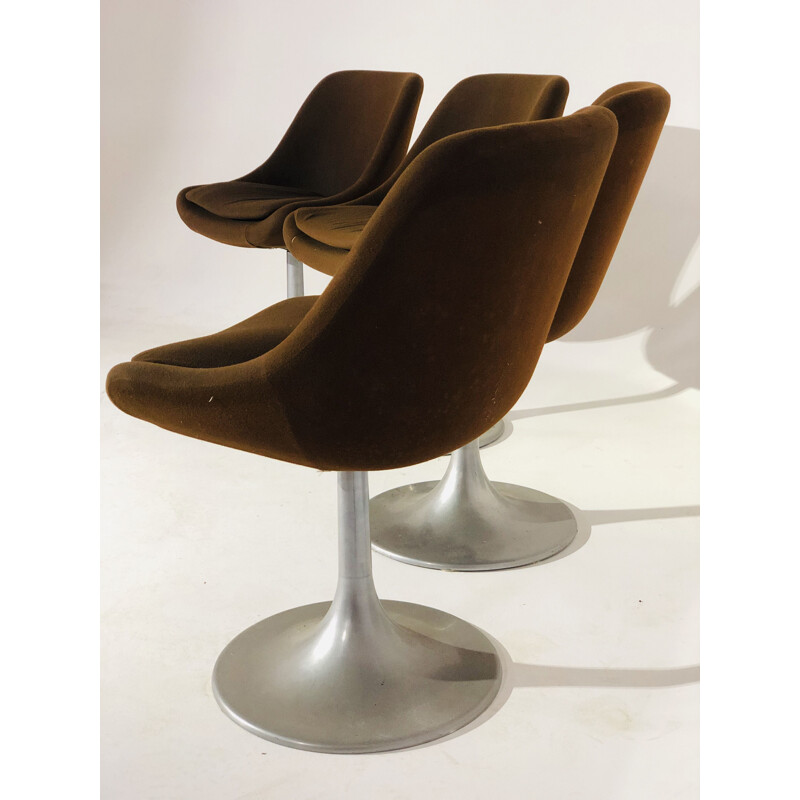 Suite of 4 Roche Bobois vintage chairs