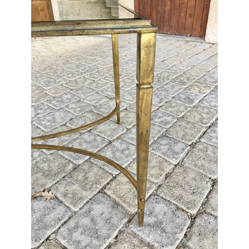 Vintage iron coffee table from ramsay house