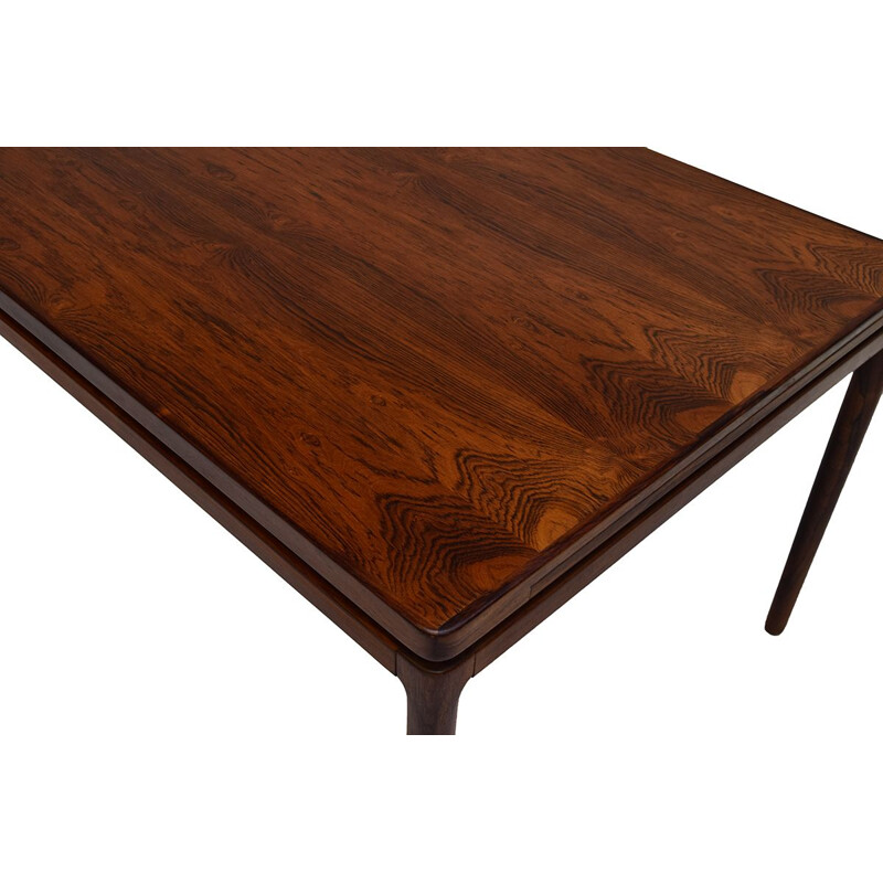 Vintage Dining Table Rosewood by Johannes Andersen for Christian Linneberg Danish 1960s