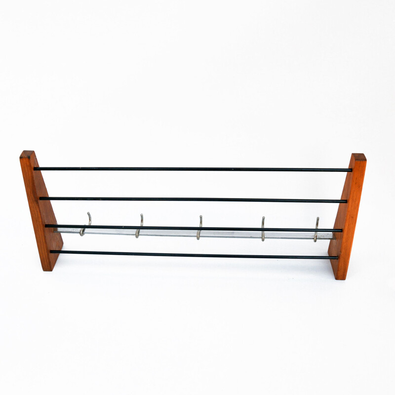 Vintage coat rack, Brasel Czechoslovakia, 1950s