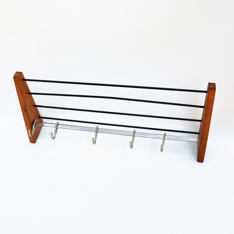 Vintage coat rack, Brasel Czechoslovakia, 1950s