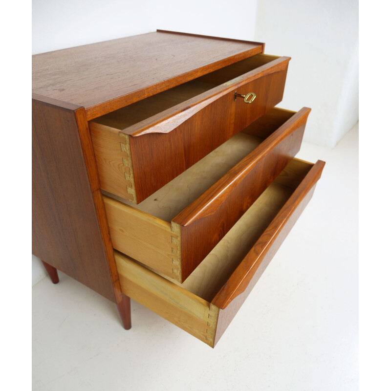 Teak Chest of Drawers, Denmark, 1960s