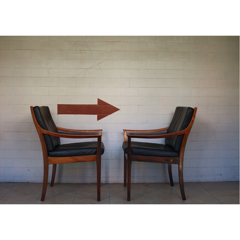 Pair of Vintage Office chairs by Tørbjorn Afdal, Norway 1970s