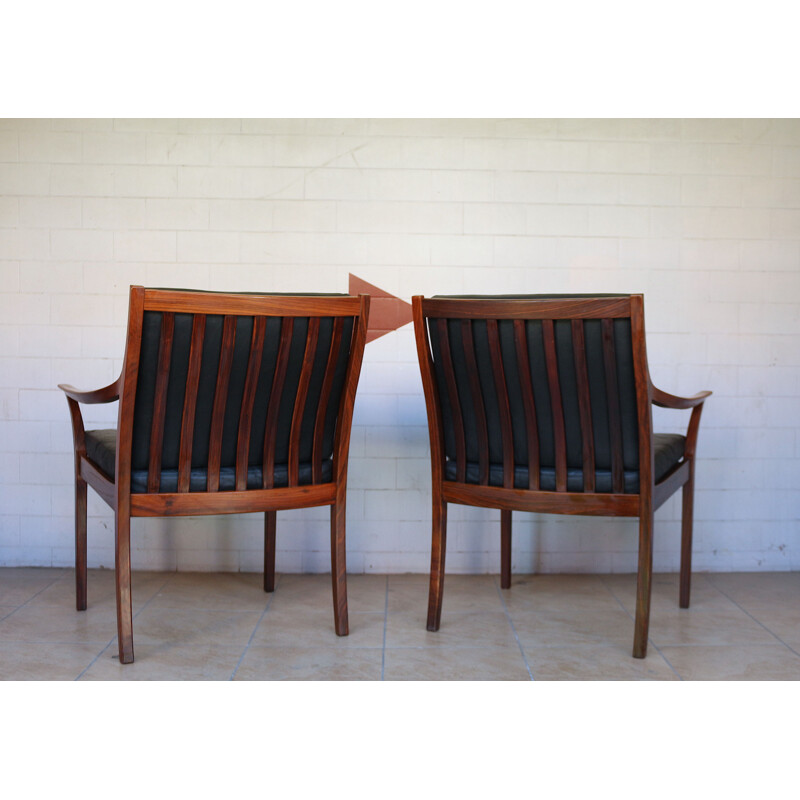 Pair of Vintage Office chairs by Tørbjorn Afdal, Norway 1970s