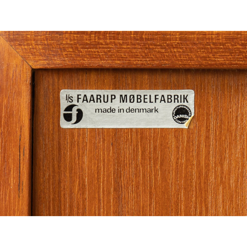 Enfilade vintage en placage de teck par Ib Kofod-Larsen pour Faarup Møbelfabrik, 1960
