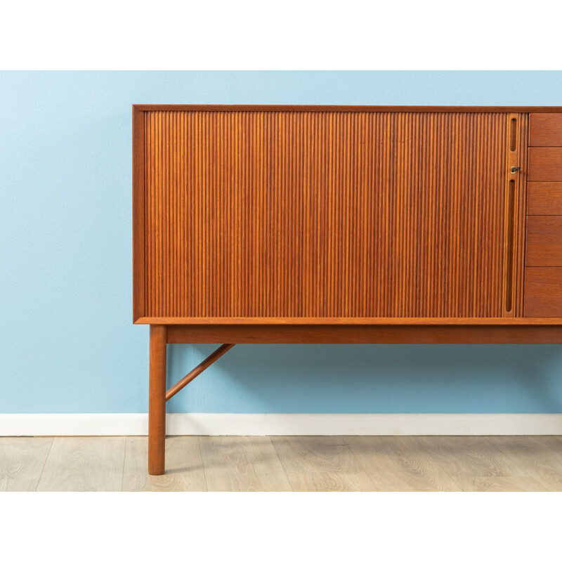 Vintage highboard Solid teak Søborg Møbelfabrik 1960s