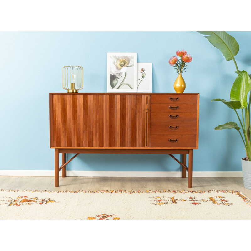 Vintage highboard Solid teak Søborg Møbelfabrik 1960s