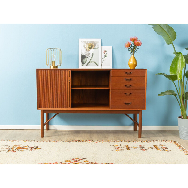 Vintage highboard Solid teak Søborg Møbelfabrik 1960s