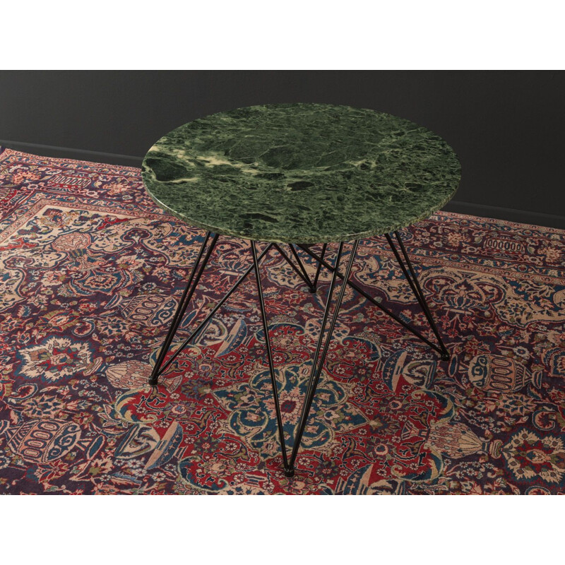Vintage table with a green marble top 1960