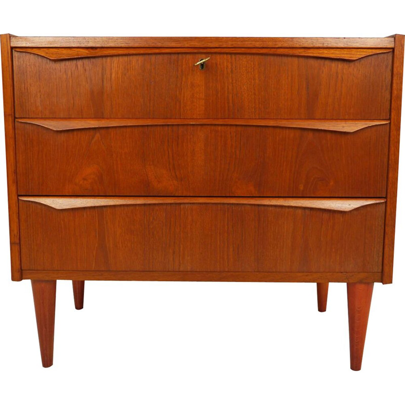 Teak Chest of Drawers, Denmark, 1960s