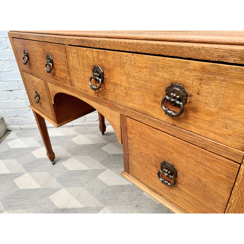 Vintage Dressing Table with Mirror and Drawers  1950