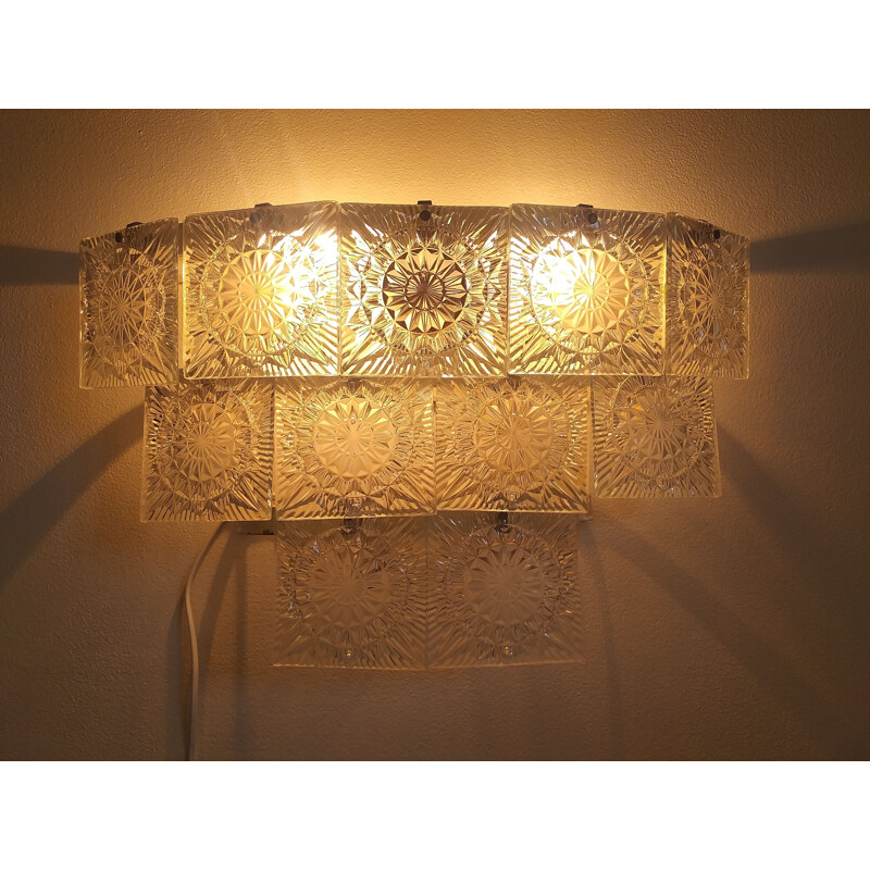 Lampada da parete vintage di Kamenicky Senov, 1970