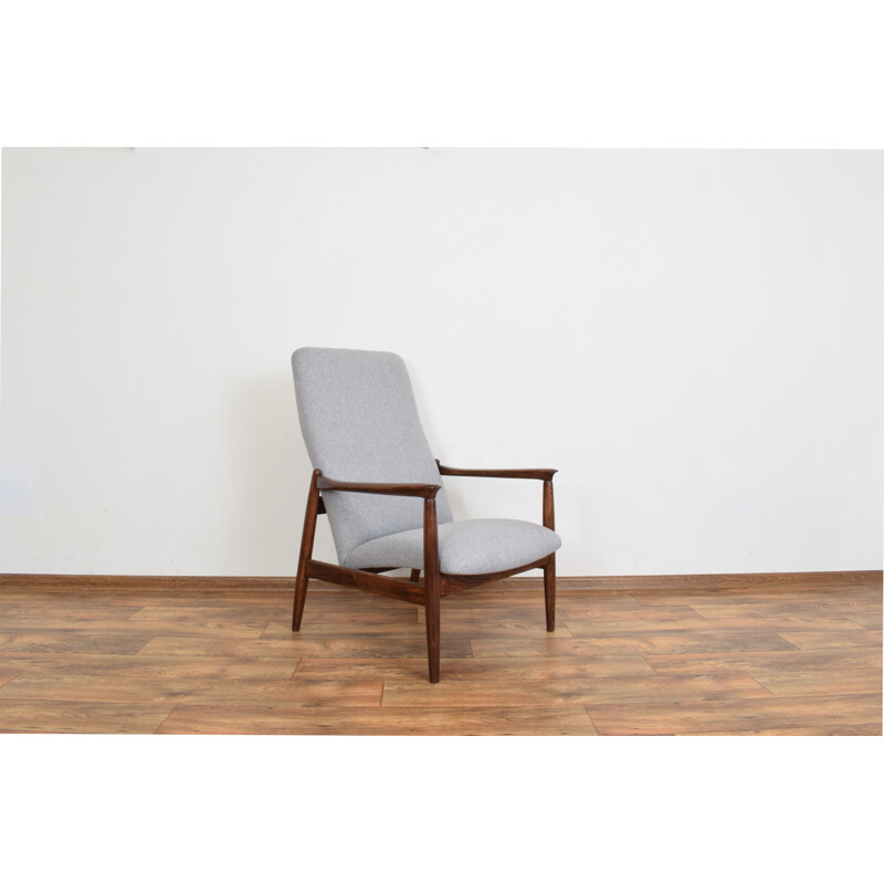 Mid-Century Lounge Chair by E. Homa Polish 1960s