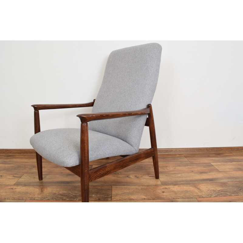 Mid-Century Lounge Chair by E. Homa Polish 1960s