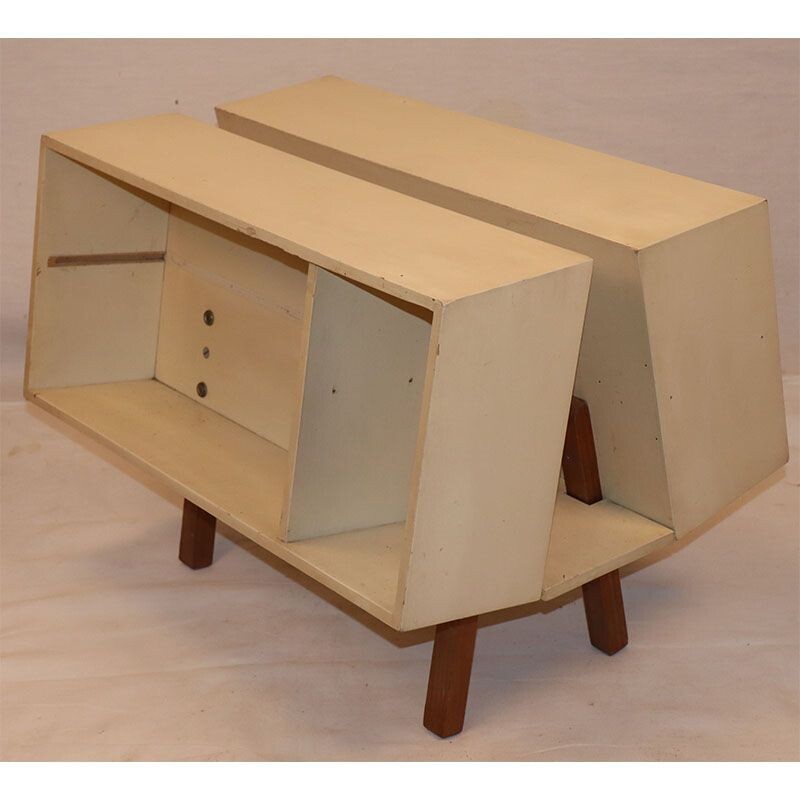 Meuble d’appoint vintage par Ernest Race pour Isokon 1963