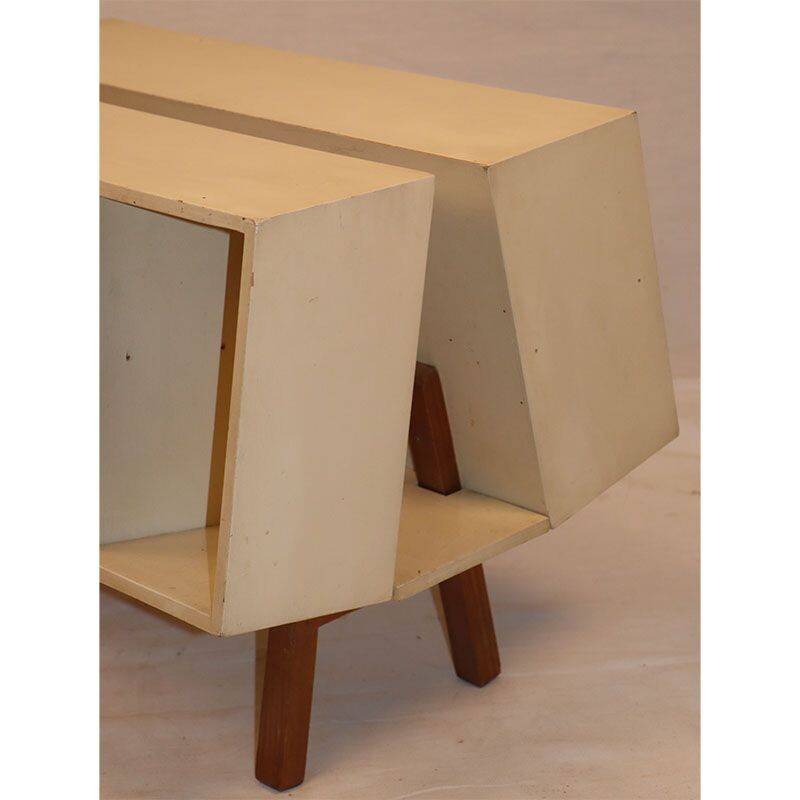 Meuble d’appoint vintage par Ernest Race pour Isokon 1963