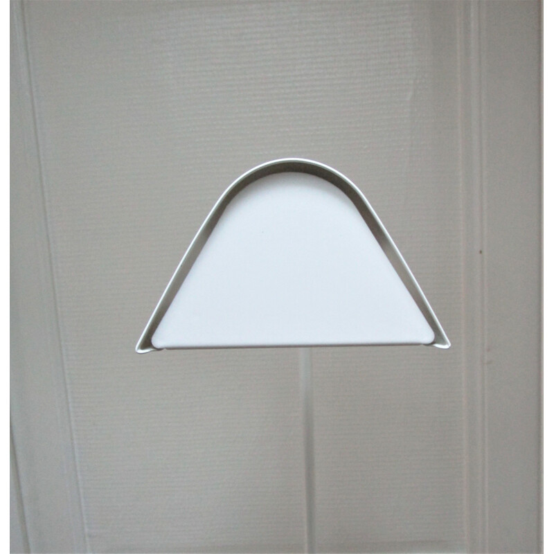 Vintage floor lamp Aluminor metal white 2000