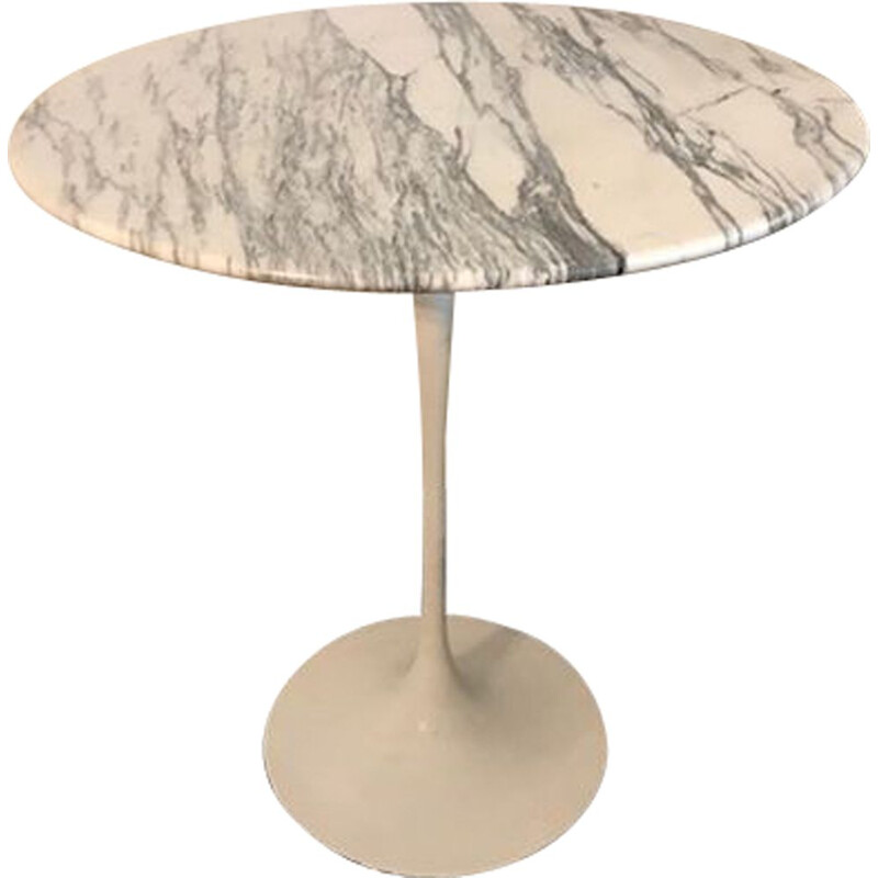 Vintage "Tulip" pedestal table by Eero Saarinen for Knoll International