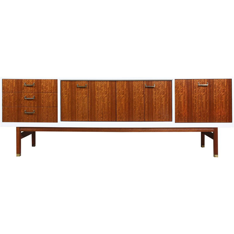 Vintage White Lacquered Sideboard, 1960s