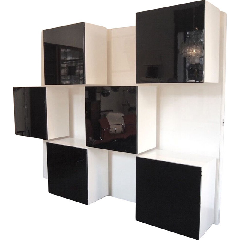 Vintage Wall Storage System by Roberto Monsani for Acerbis