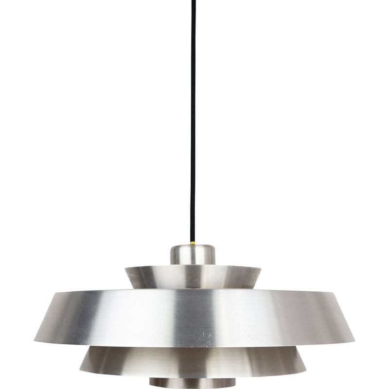 Mid century pendant lamp Nova by Jo Hammerborg, Fog og Mørup Danish 1963