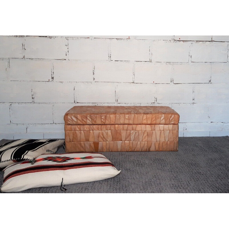 Vintage Storage Bench Bunk De Sede Leather 1970
