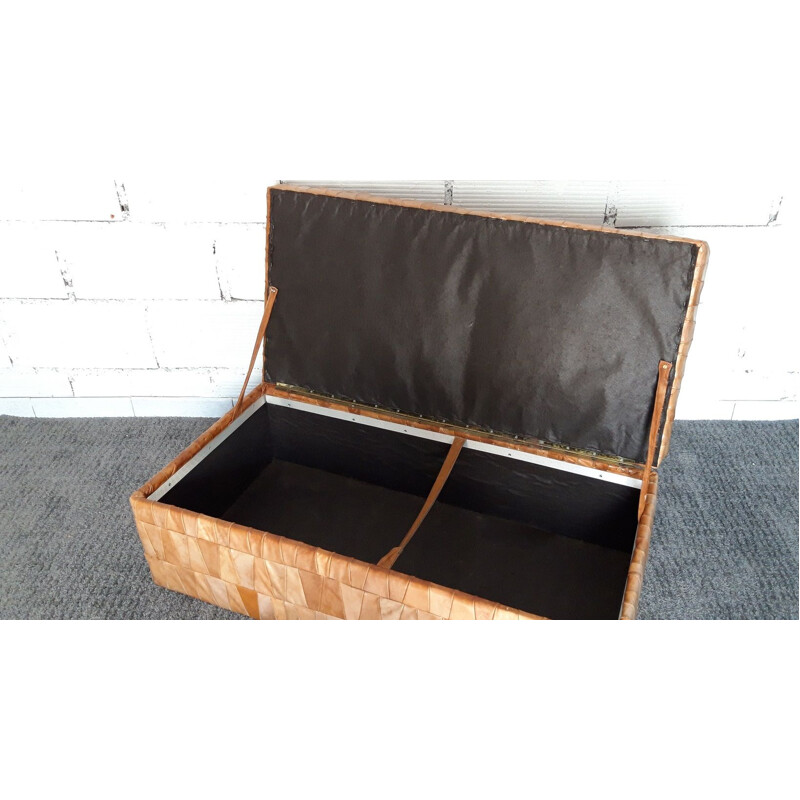 Vintage Storage Bench Bunk De Sede Leather 1970