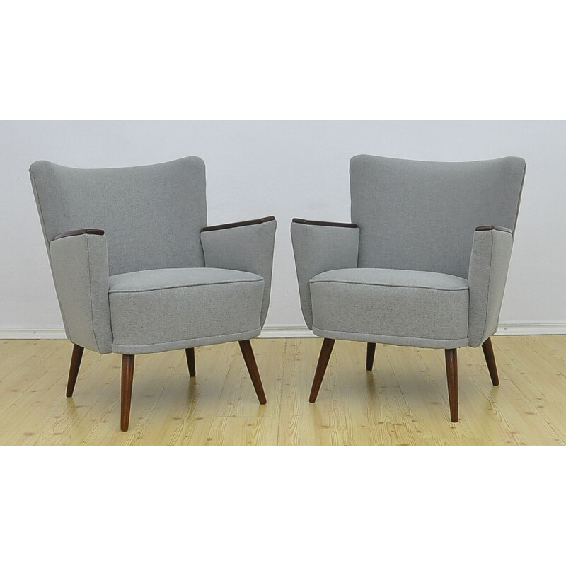Pair of Mid-Century cocktail armchairs,1960s