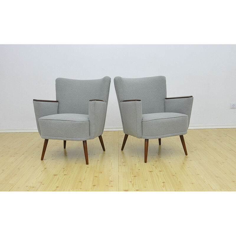 Pair of Mid-Century cocktail armchairs,1960s