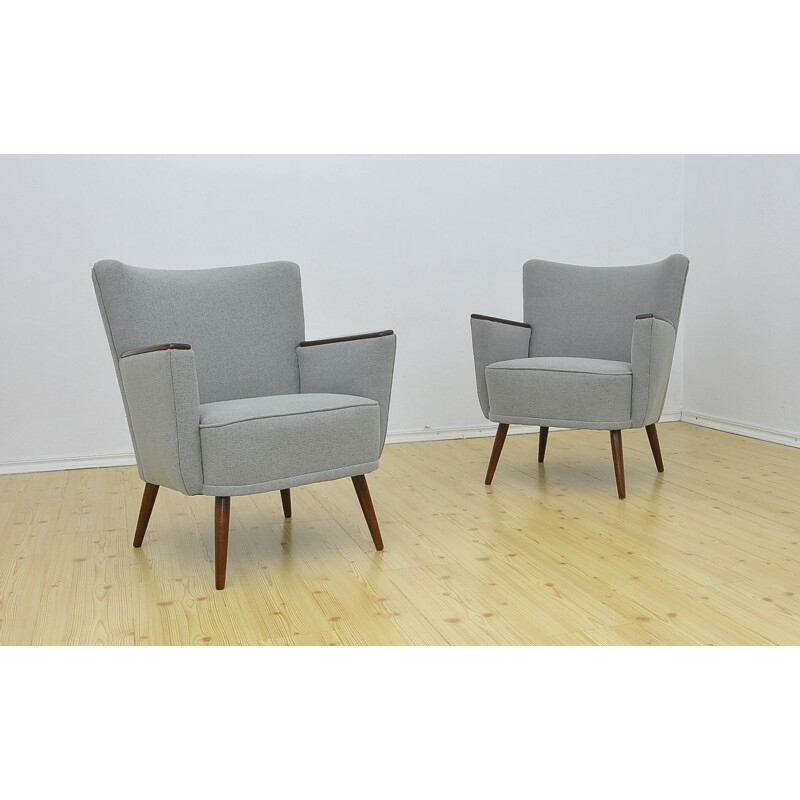 Pair of Mid-Century cocktail armchairs,1960s