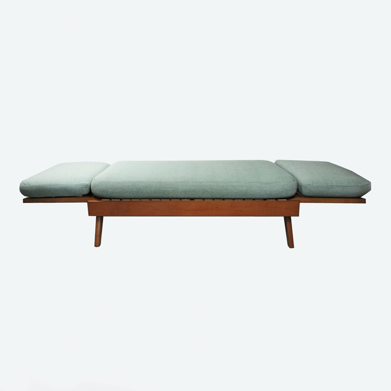 Vintage Agave Fabric Upholstered Day Bed Sofa, 1960s