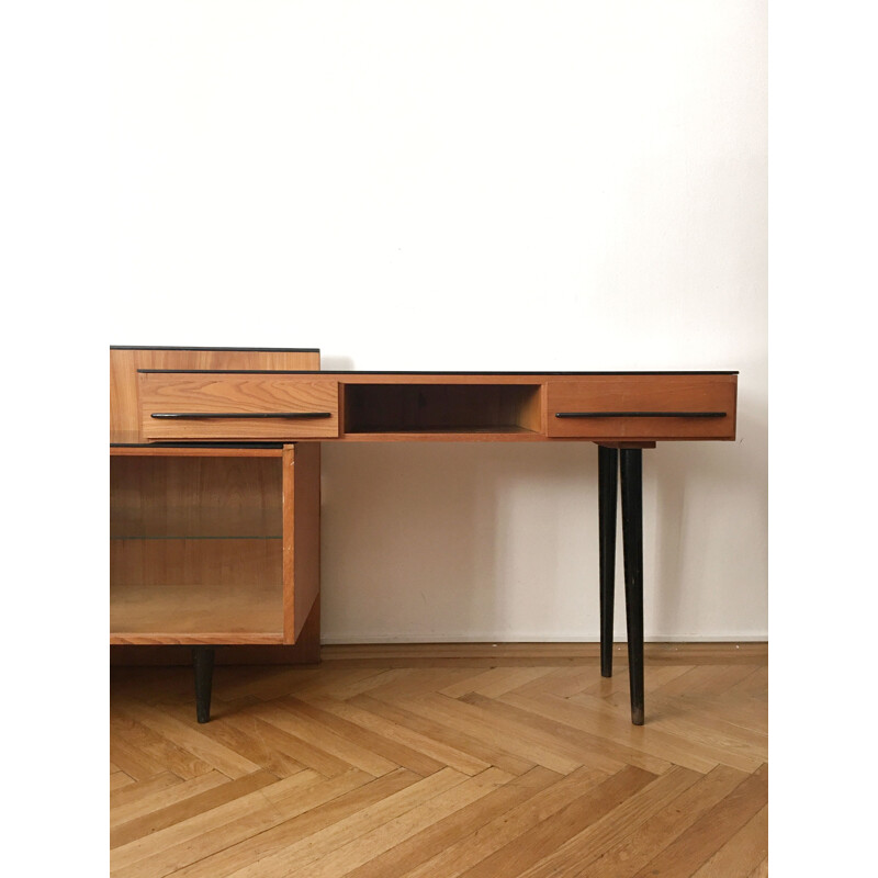 Vintage desk table By Mojmir Pozar for UP Zavody 1960s