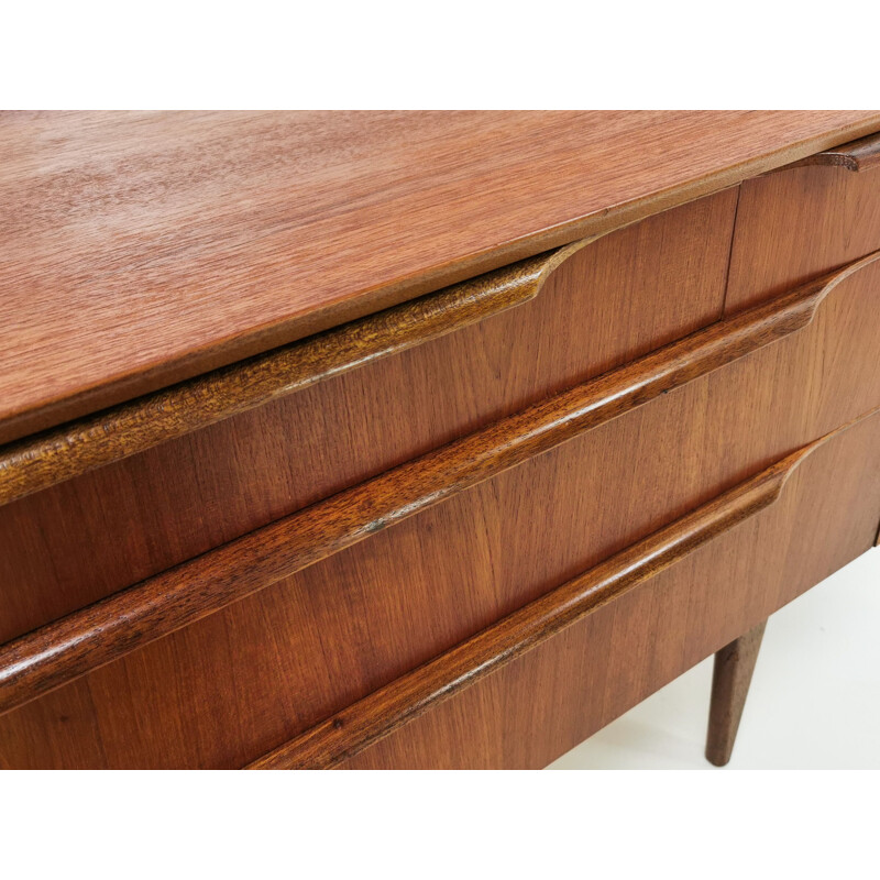 Mid Century Sideboard Chest of Drawers, Teak 1960s