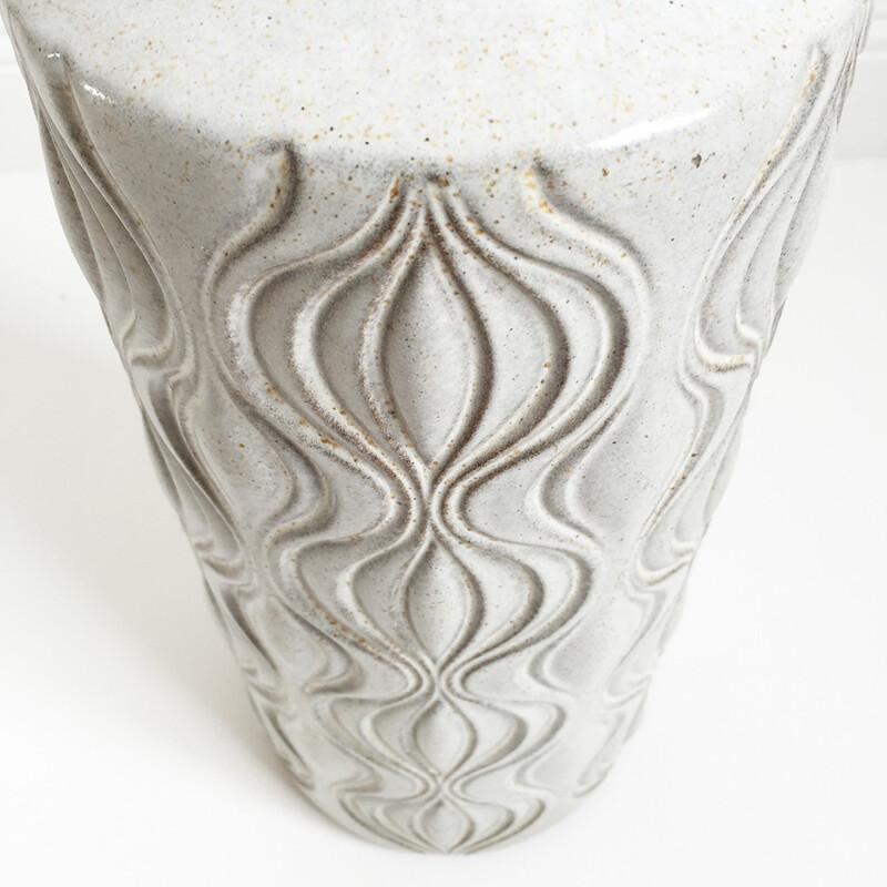 Scheurich "Onion" large vase in Fat Lava ceramic - 1970s