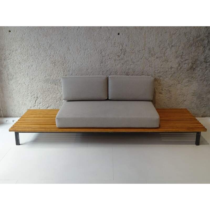 Vintage bench Cansado Charlotte Perriand 1954