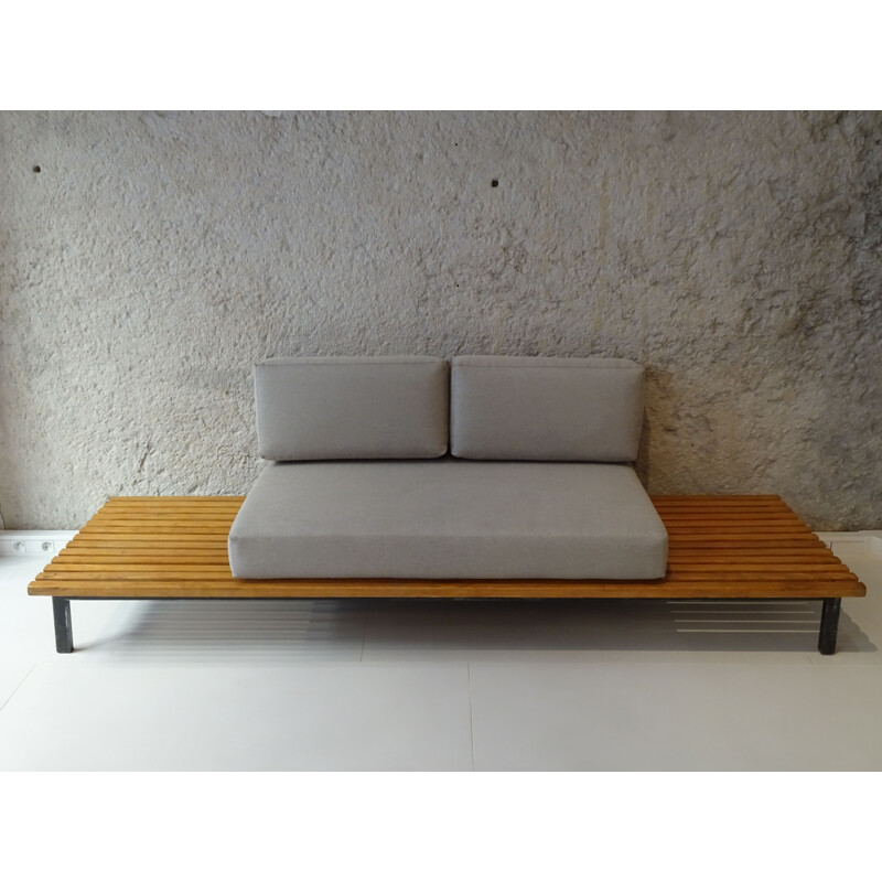 Vintage bench Cansado Charlotte Perriand 1954