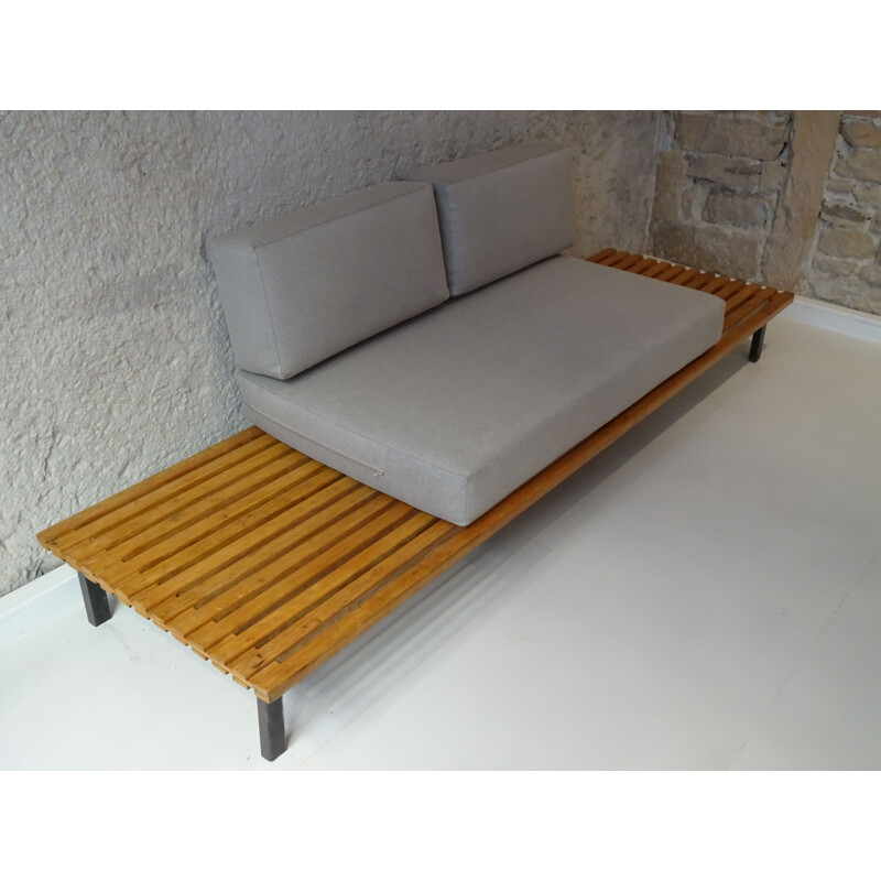 Vintage bench Cansado Charlotte Perriand 1954