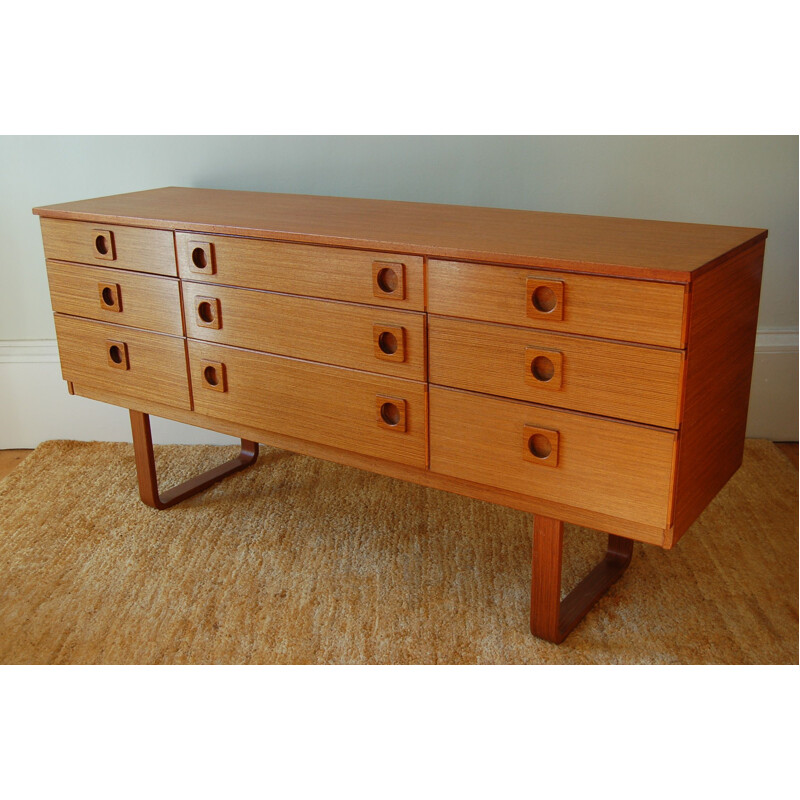 Vintage teak chest of drawers Schreiber