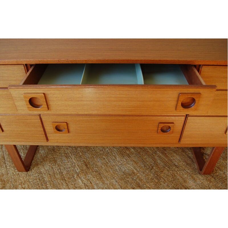 Vintage teak chest of drawers Schreiber