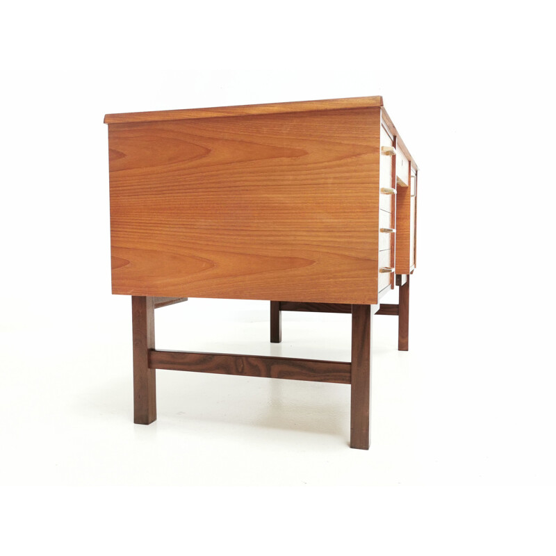 Mid Century Teak Desk  Vi-ma Møbler Danish 1960s