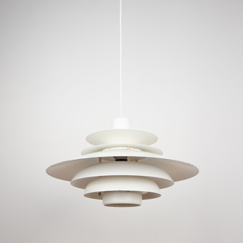 Vintage pendant lamp Verona by Kurt Wiborg, Jeka, Danish 1980s