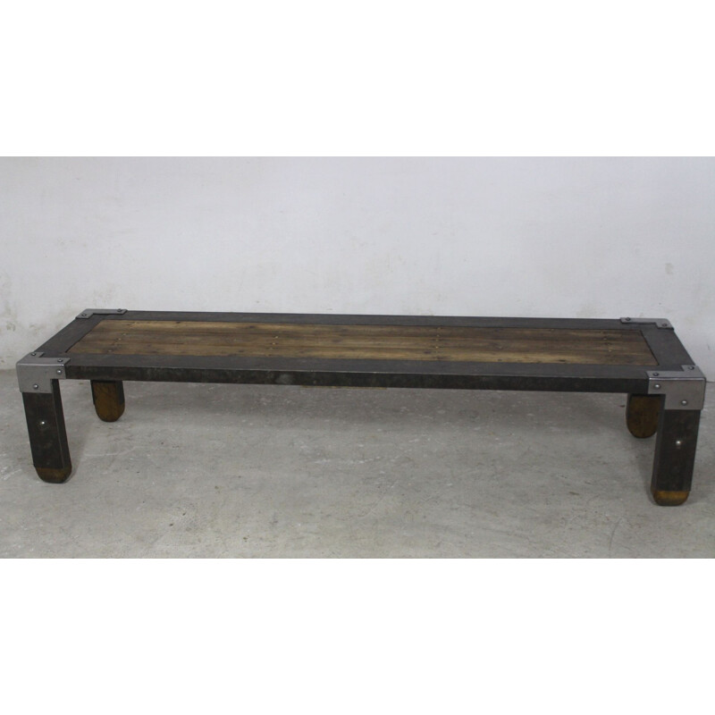 Vintage Long Industrial Coffee Table