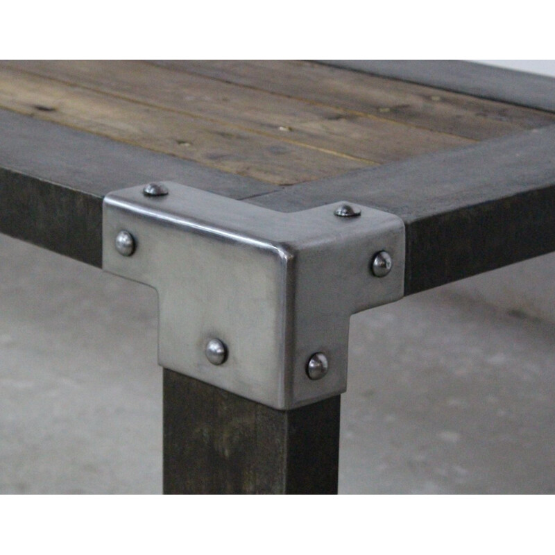 Vintage Long Industrial Coffee Table