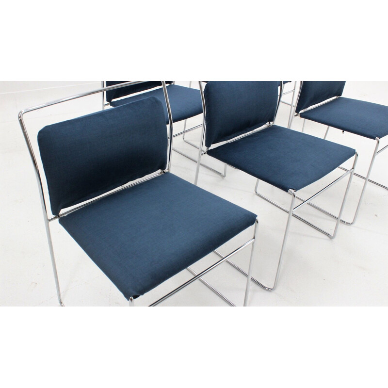 Set of 6 Vintage Gavina chairs by Kazuhide Takahama 1970s