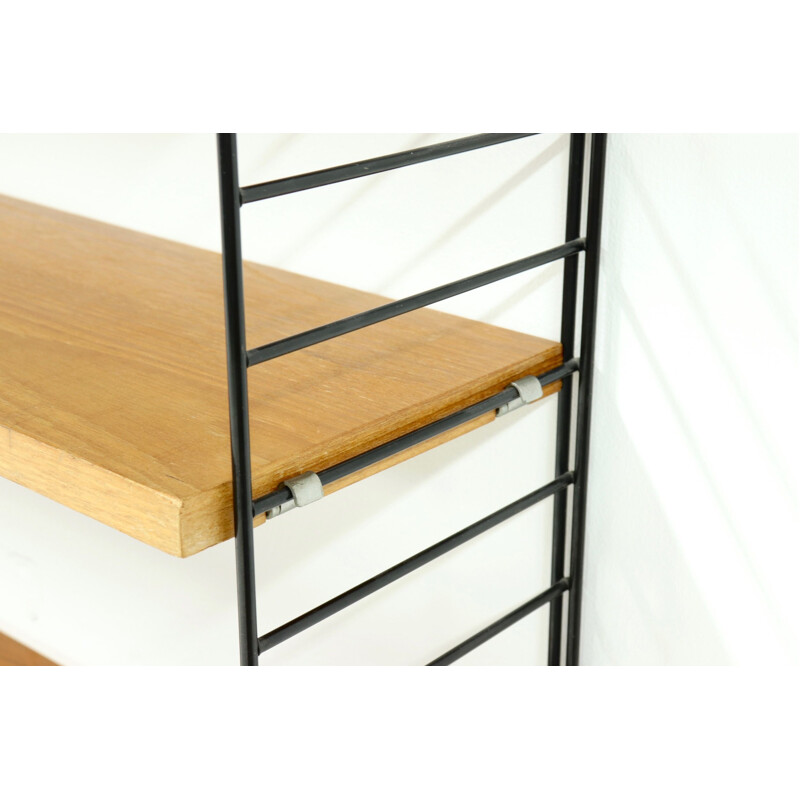 Vintage Modular Teak Shelving Unit by Nils Strinning for String AB SWeden 1960s