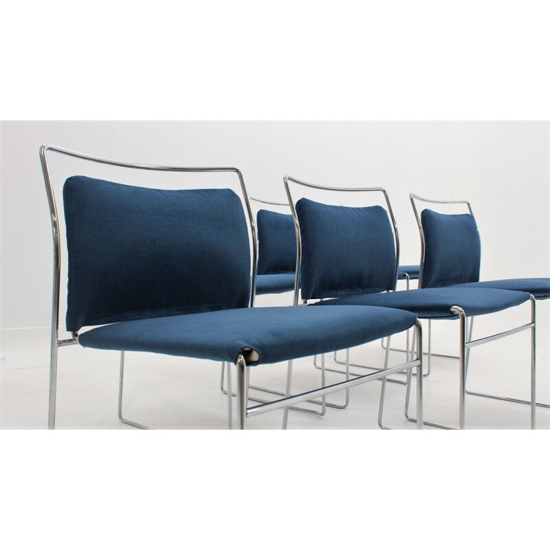 Set of 6 Vintage Gavina chairs by Kazuhide Takahama 1970s