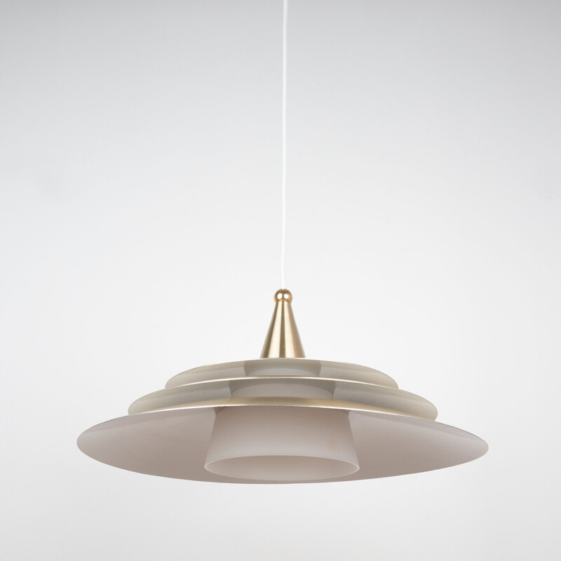 Vintage space-age pendant lamp Danish 1980s