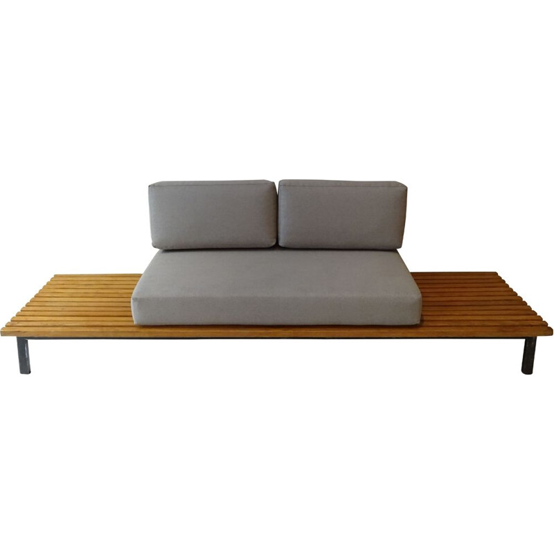 Vintage bench Cansado Charlotte Perriand 1954