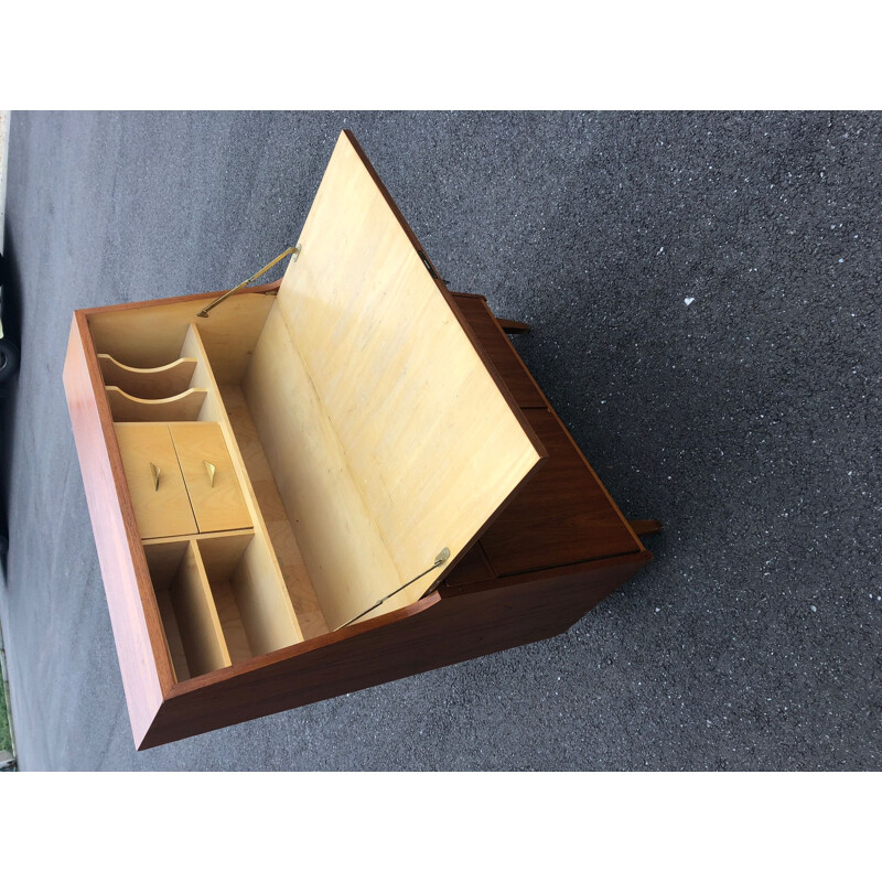 Vintage teak desk, 1960