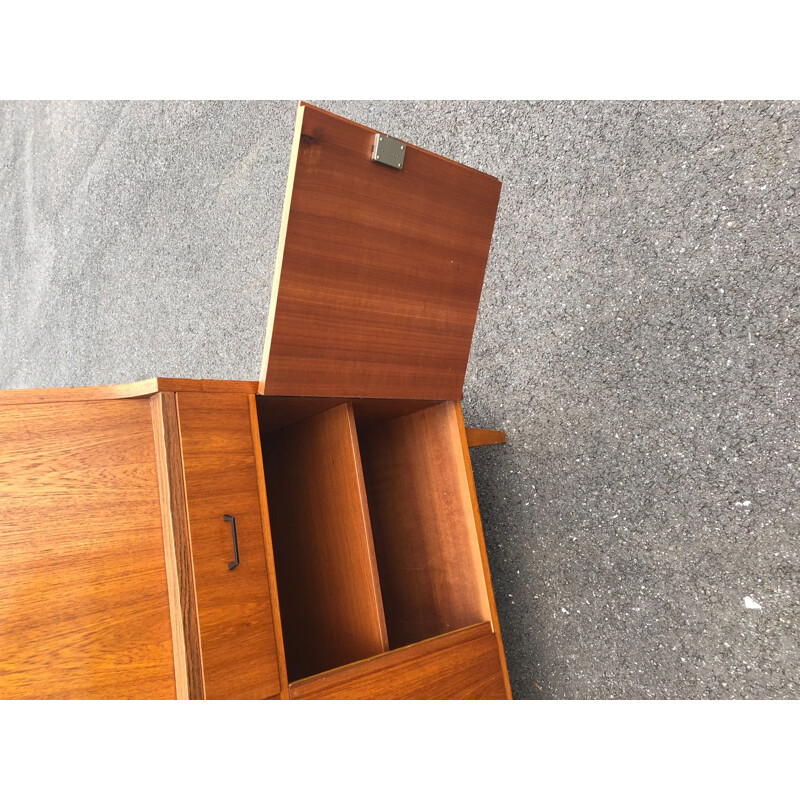 Vintage teakhouten bureau, 1960